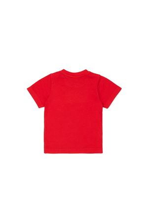 T-shirt con foglia d'acero DSQUARED KIDS | DQ2856D0AC7DQ401